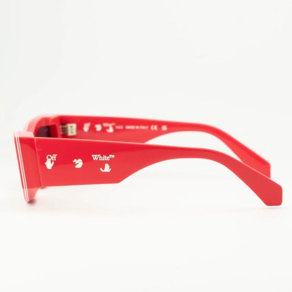 OFF WHITE Andy  Rectangular Sunglasses - RED - BRAND NEW!!!